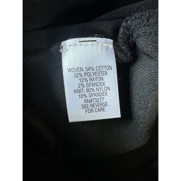 A:Glow Women's Maternity Black Luxe Ankle Dress Pants Size XL Regular - NWT - Picture 8 of 8